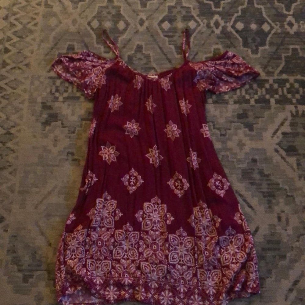 Mossimo cold shoulder mini dress